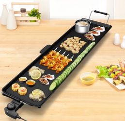 Electric griddle with multi temperature setting
