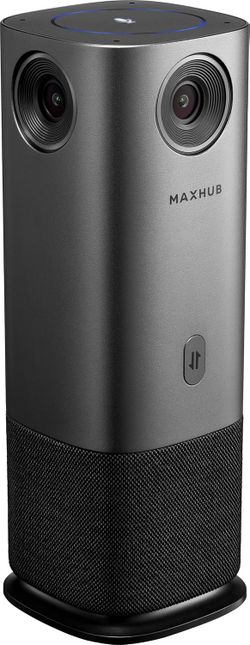360-Degree Smart Video Conference Camera, All-in-One Conference Room Webcam, Video Conferencing System with Microphone and Speaker for Meeting, Auto S
