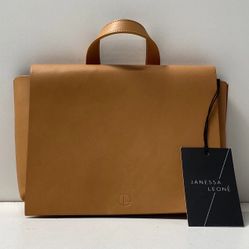 Janessa Leone Leather Crossbody Bag 