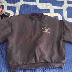 Fear of God Essentials Fleece Crewneck Marine size medium