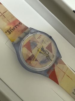 Swatch x Guggenheim - "The Bavarian Don Giovanni" by Paul Klee (SUOZ360) - New In Box