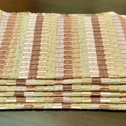 6 TABLE PLACEMATS, MULTI COLOR (SALE)