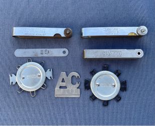 Vintage Feeler Gauge Gage Spark Plug Gap Tools-USA CRAFTSMAN~KASTAR~K-D TOOLS~AC
