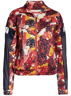 Puma 579242-01 Women's Flourish XTG Pink Multicolor Floral Jacket Size M NWT