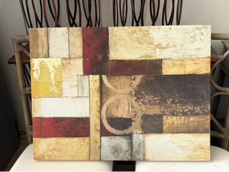 Ruby and Gold modern style picture