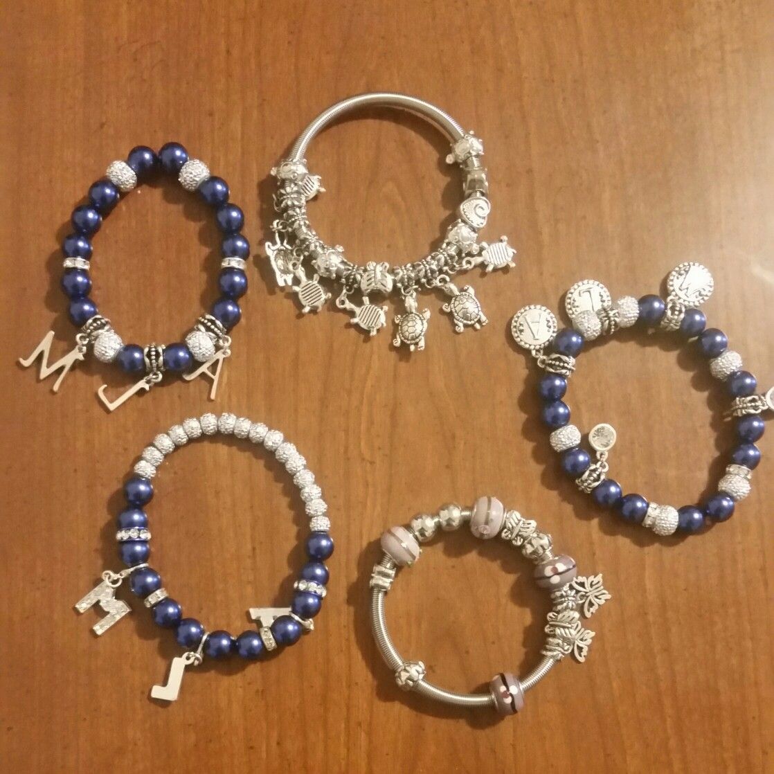 Custom charm bracelets