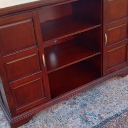 Cherry Wood Entertainment Center