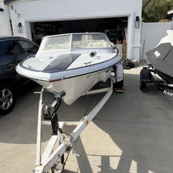 1971 Chrysler Engine And Boat 