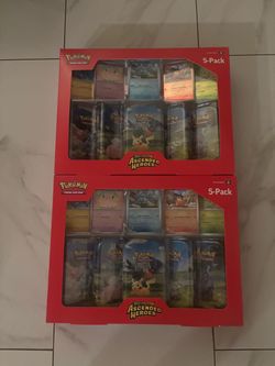 Pokemon ascended hero’s 5 pack tins