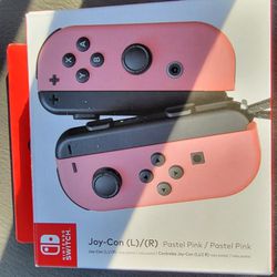 Pink Nintendo Switch Joy Cons 