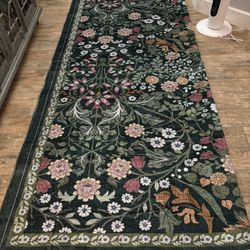 New!  8x10 Floral Boho Washable Rug