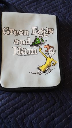 Green Eggs and Ham made by Doe leather purse bag