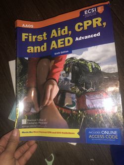 First aid , cpr and AED advanced