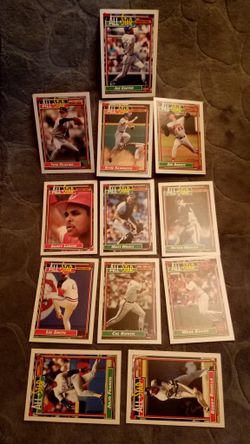 All-star Topps 1992 Baseball Trading Cards Bundle 