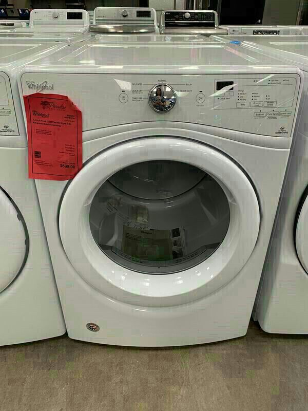 New Discounted Whirlpool Dryer 1yr Manufacturers Warranty