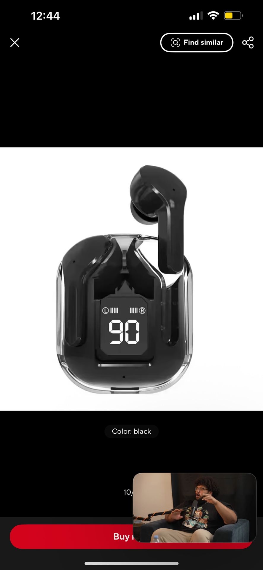 Wireless Black Headphones