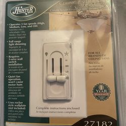 Hunter Ceiling Fan and Light Control (27182)