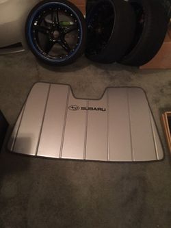 Subaru windshield visor