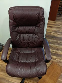 Leather office chair