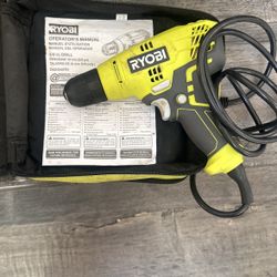 RYOBI CORDED DRILL 