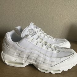 Nike Air Max 95 Triple White Sz 11.5