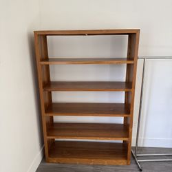 Solid Wood Bookshelf – 47” W x 16” D x 71” H