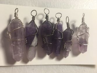 $20 New Amethyst DIY Jewelry Pendants 