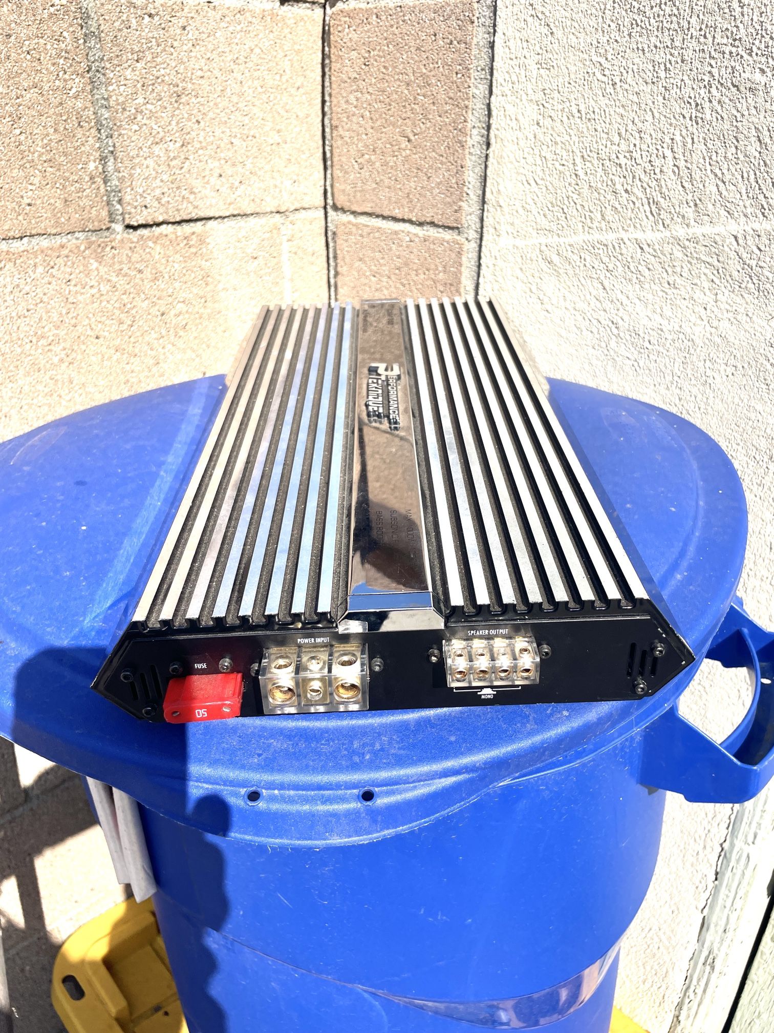 1000 Watts Amplifier Car Audio Performance Teknique Amp Amplificador Trabajando Al 1000