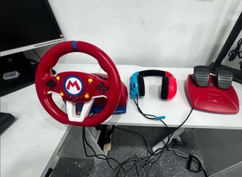 Nintendo switch/PS5 Car steering wheel/Bluetooth microphone