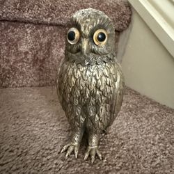 Vintage Metallic Owl