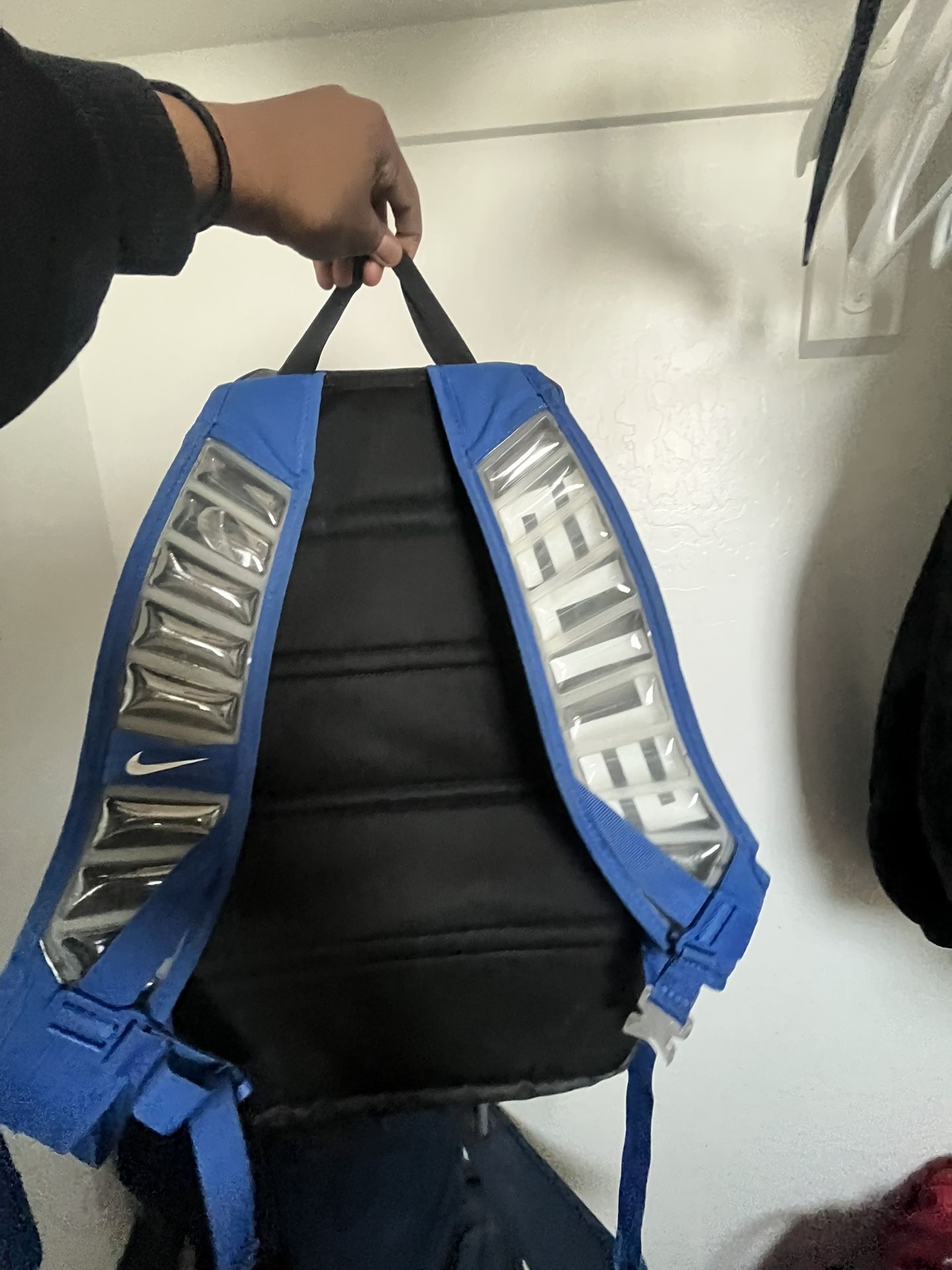 Blue Nike elite backpack