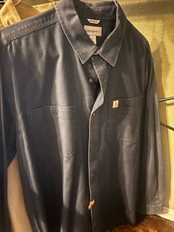 XL Carhartt Long Sleeve Shirt Relaxed Fit