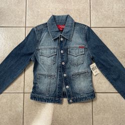 Guess Indigo Denim jacket with tags. Size M