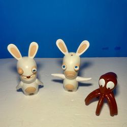 Lot of 2 McDonalds Happy Meal Rayman Rabbid Toys