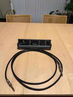 Fender Mustang MS4 4-Button Footswitch + Cable - Works