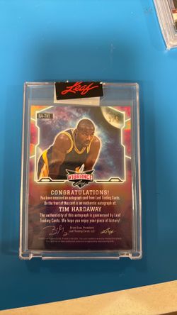TIM  HARDERWAY ‼️autographed ‼️
