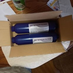 Inline RV Water Filter 2 Pack 20 Micron