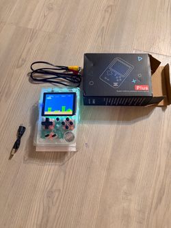 Retro Handheld Game Console Plus Clear