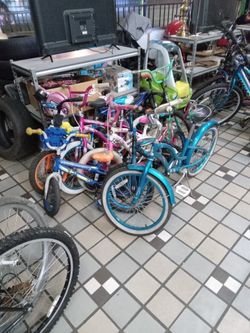 Bikes for sale. From $15 and up.