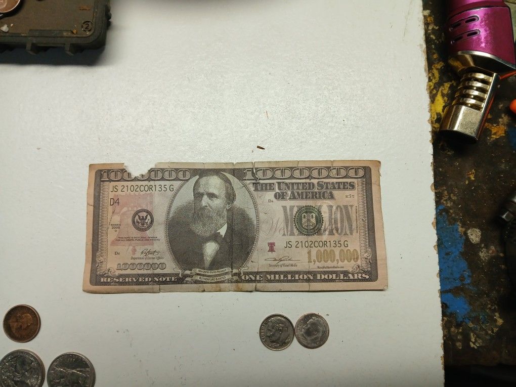 Not Many Of These Around 1000000 Dollar Bill