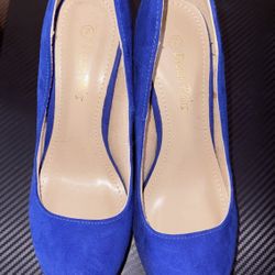 Blue High Heels 