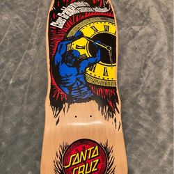 Santa Cruz Claus Grabke Skateboard Deck, Holding Back Time, Reissue