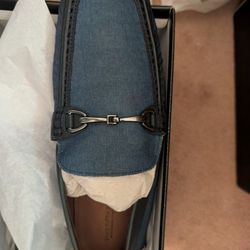 Saks Fifth Avenue Denim Loafer Size 10.5