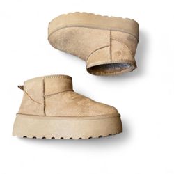 Tan Mini Boots