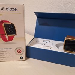 Fitbit Blaze Gold Series Smart Watch 
