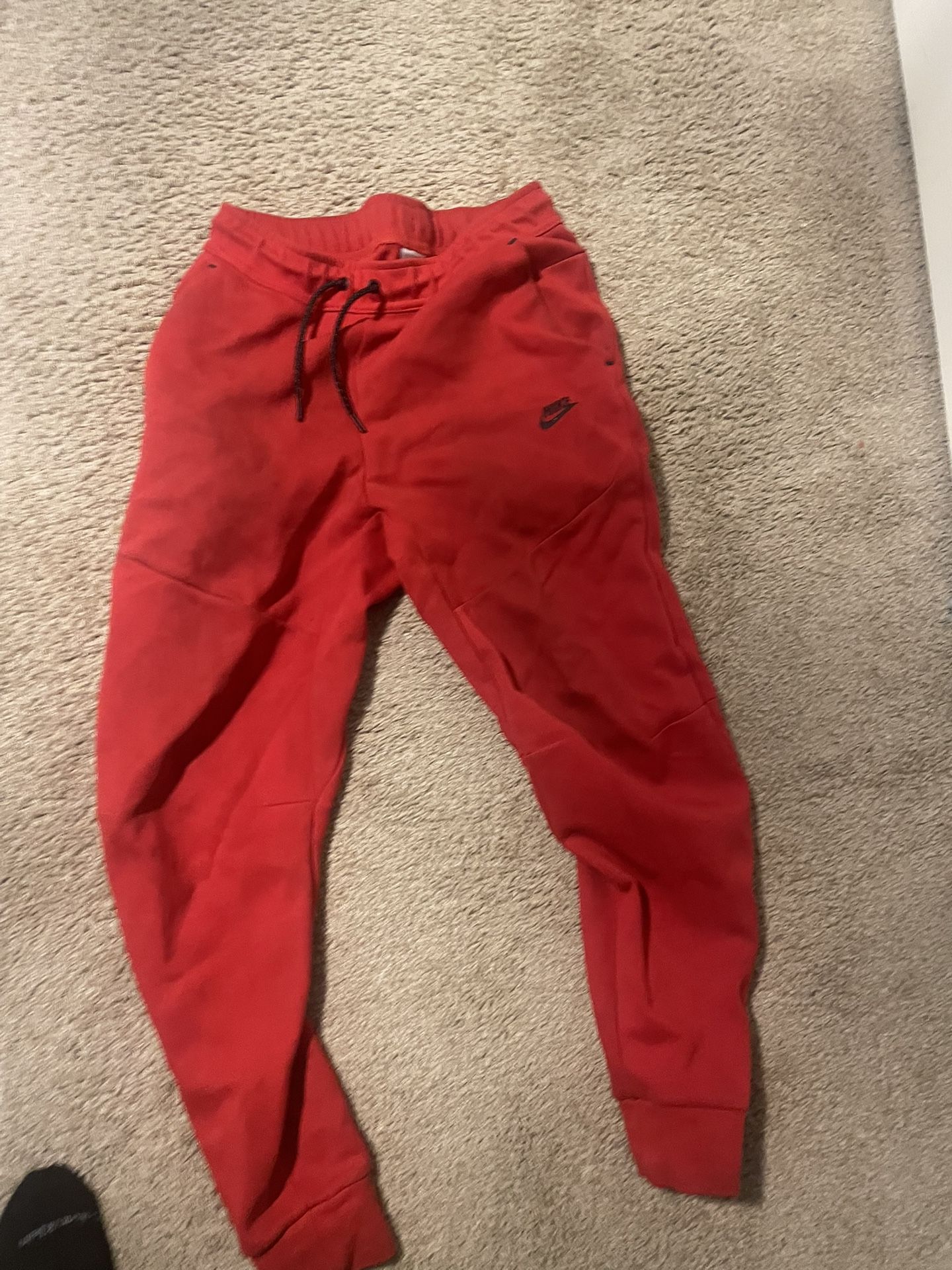 Red Nike Tech Pants