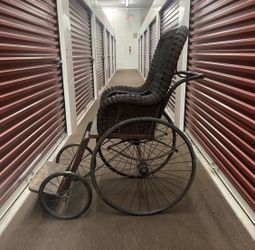 Vintage Wicker Wheelchair Oddities