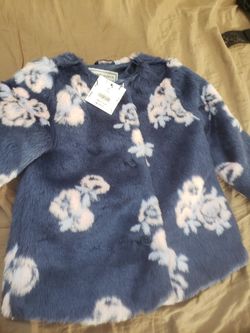 Janir and jack size 2T faux fur coat