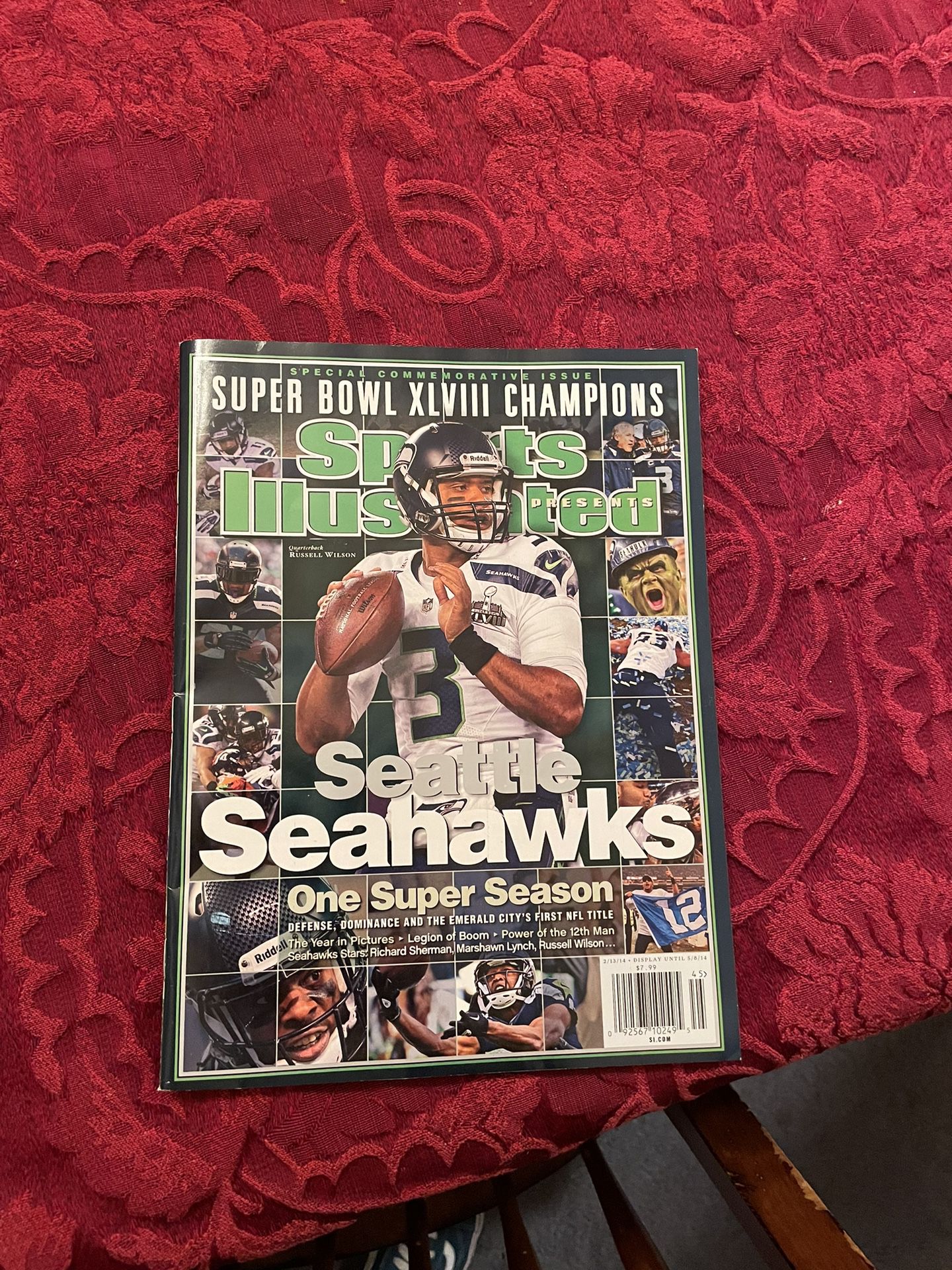 Seattle Seahawks Super Bowl Champions 2013 Sports Illustrated Magazine