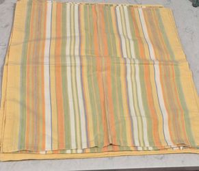 Multicolored Striped Cloth Napkins,  8 count